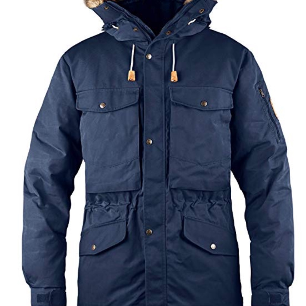 Fjallraven Singi Down Parka Mens L Navy
